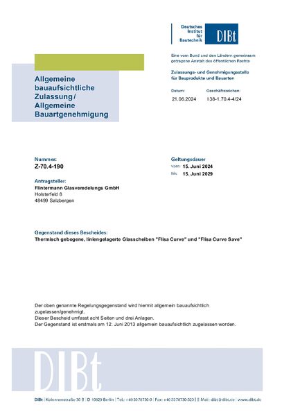 Vorschau: Allgemeine bauaufsichtliche Zulassung – Deutsches Institut für Bautechnik (DIBt)